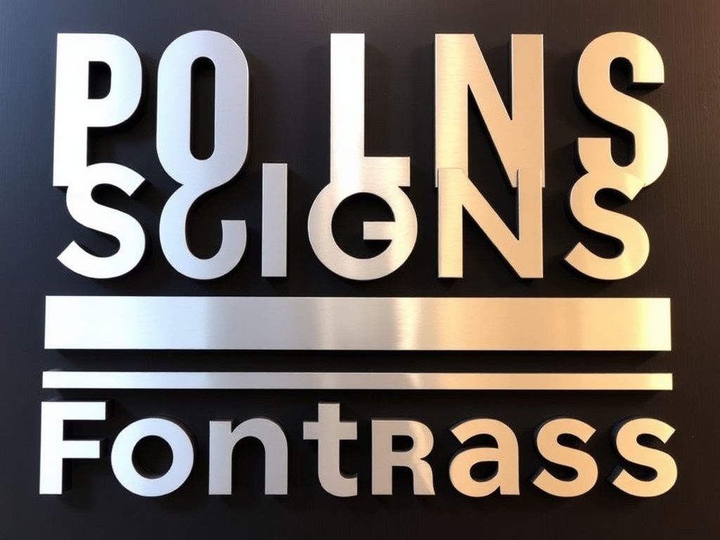 Choosing the Right Font for Laser-Cut Metal Signs — Introduction to Font Selection for Laser-Cut Metal Signs